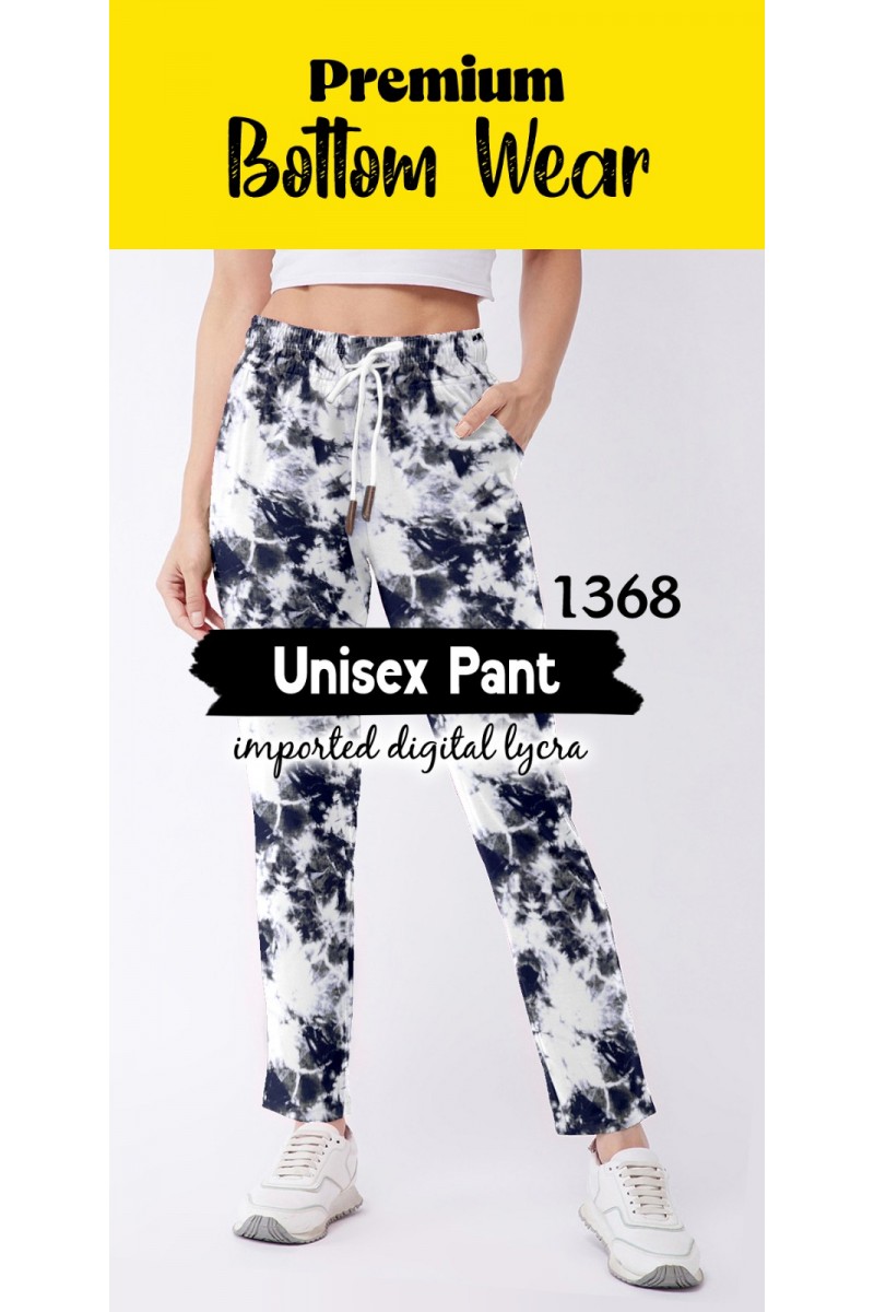 UniSex-1368-04 Designer Wholesale Lycra Pant Catalogue Set