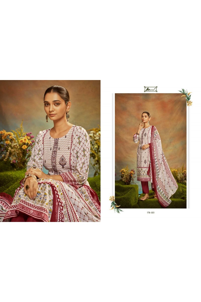 Kesar Present Sahkira Digital Print With Work Ladies Dress Material