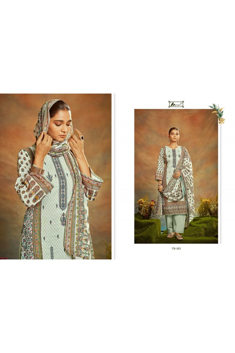 Kesar Present Sahkira Digital Print With Work Ladies Dress Material