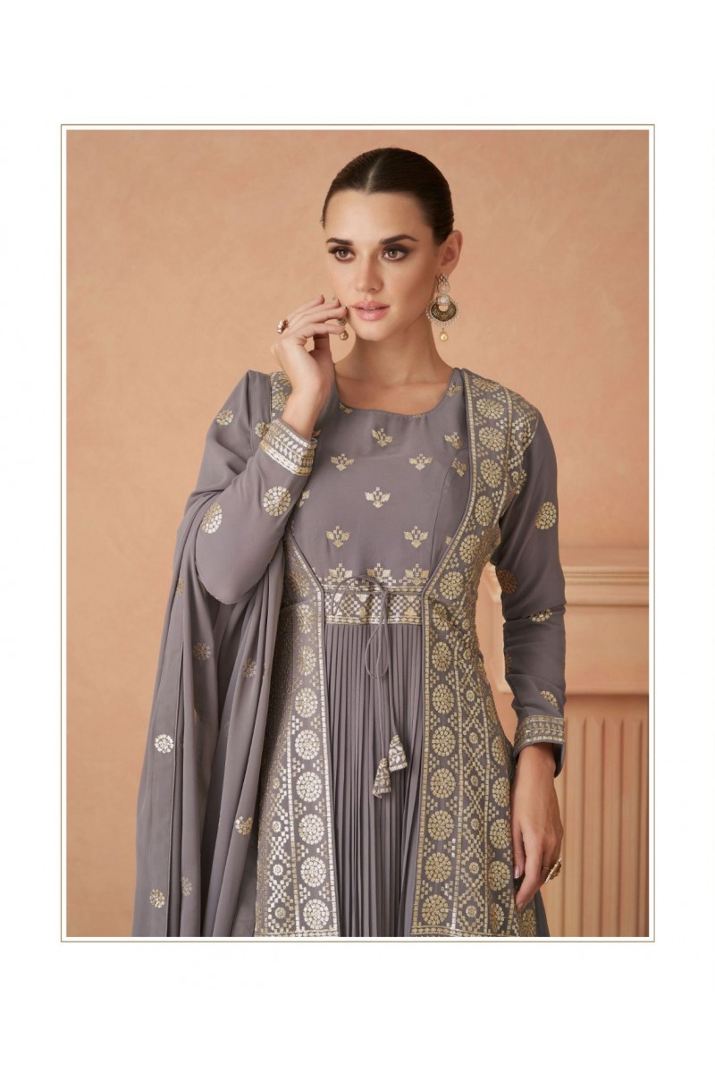 Aashirwad  Andaz Party Wear Designer Long Gown Catalogues