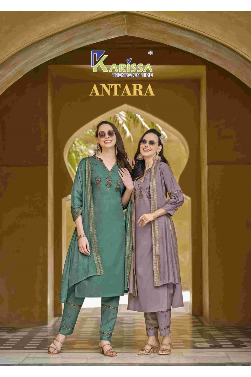 Karissa Antara Designer Women's Wear Exclusive Rayon Kurtis Manufacturer