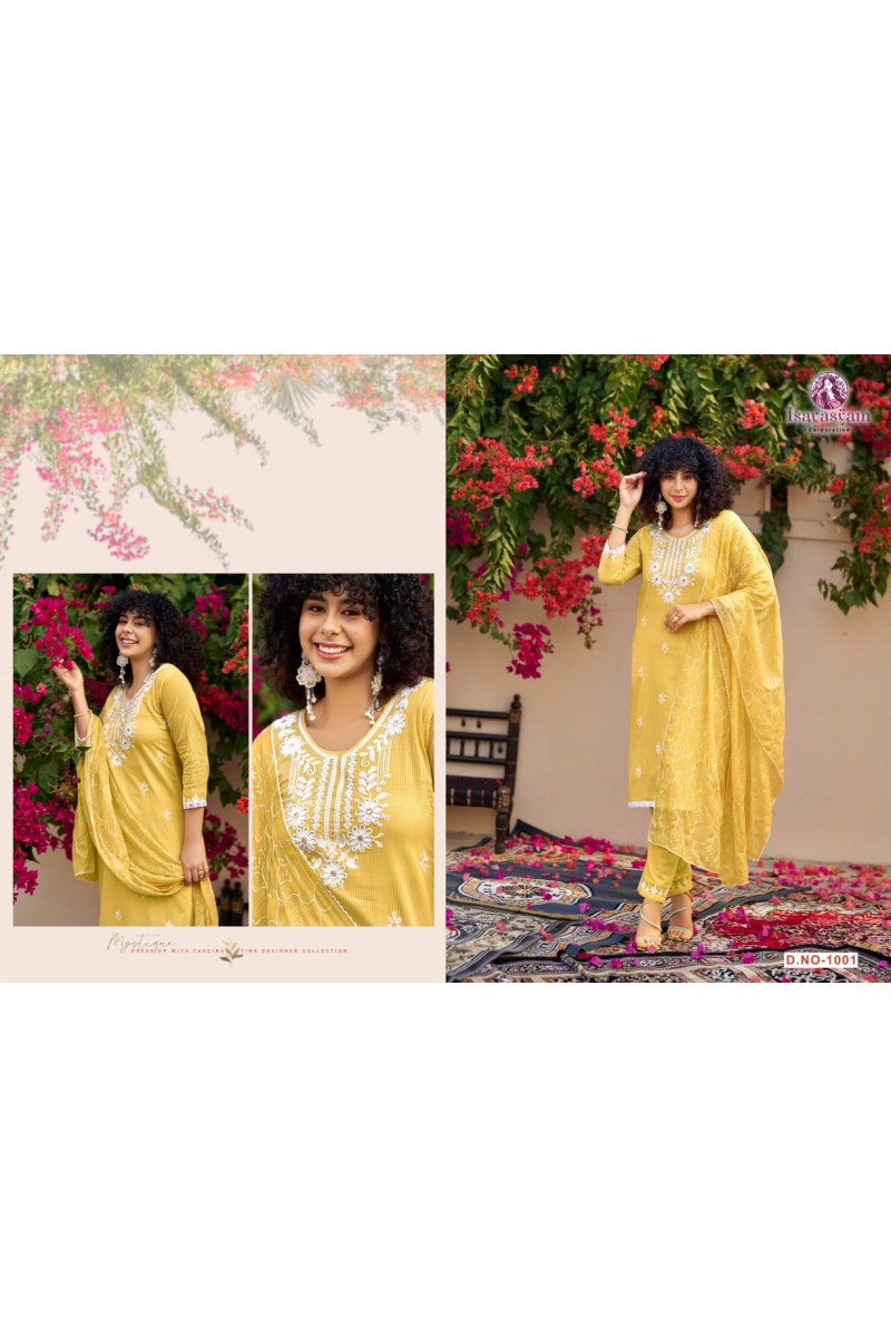 Isavasyam Cotton Sali Wholesale Cotton kurti Bottom With Dupatta Collection