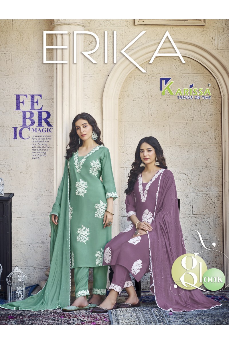 Karissa Erika Premium Pure Viscose Readymade Kurtis Collection