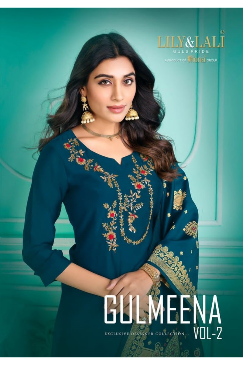 Lily & Lali Gulmeena Vol-2 Exclusive Premium Ready Made Collection