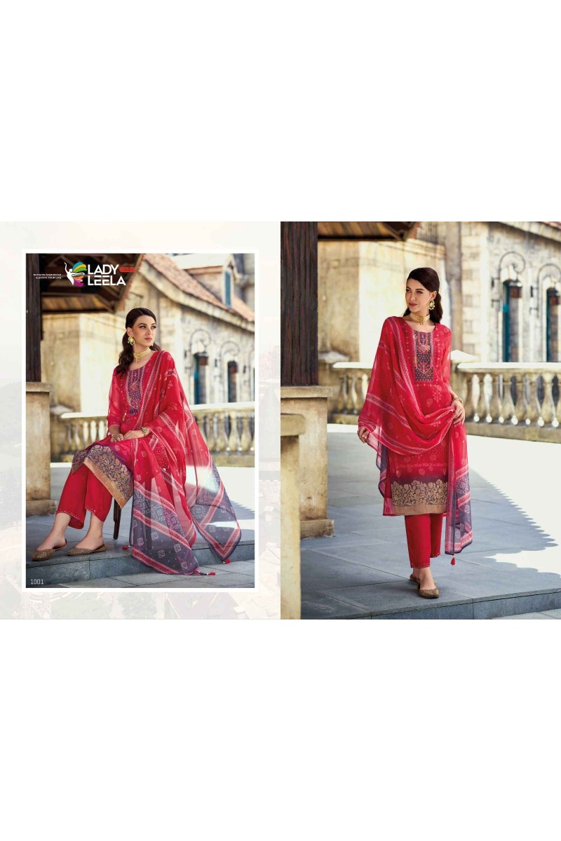 Lady Leela Hinaaz Digital Printed Wholesale Kurti Catalogue Set