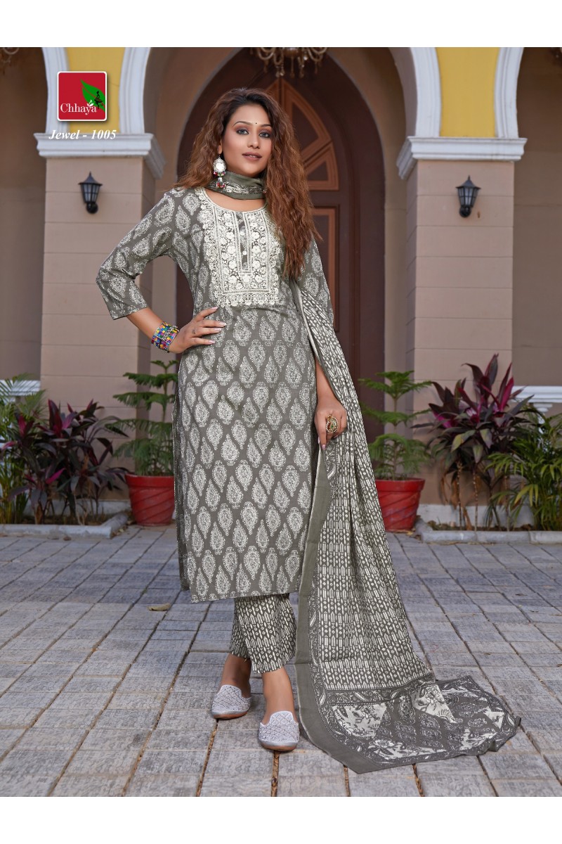 Chhaya Jewel Wholesale Designer Cotton Printed Kurtis Manufacturer