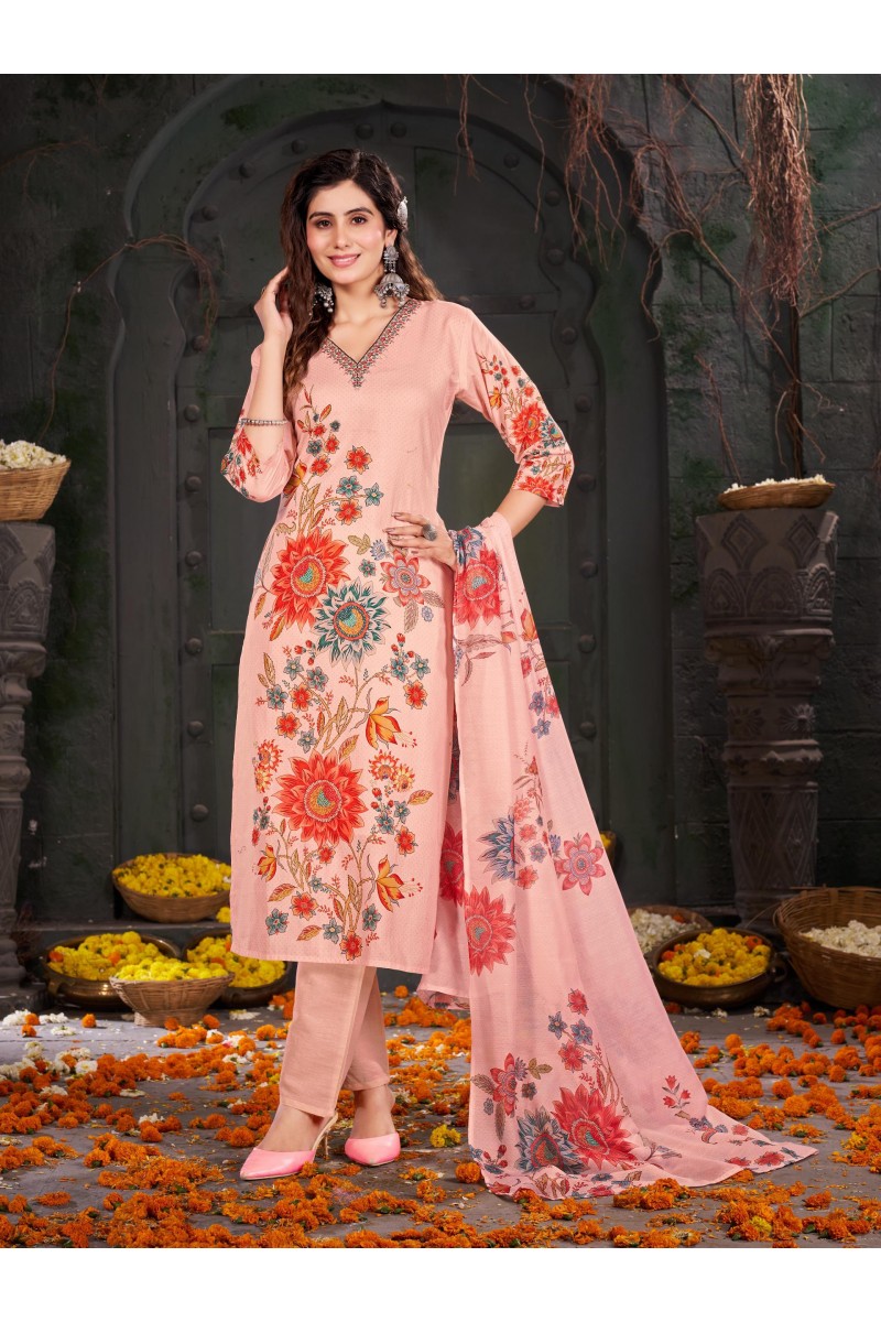 KS-1012 Wholesale Muslin Designer  Readymade Combo Set Kurtis Set
