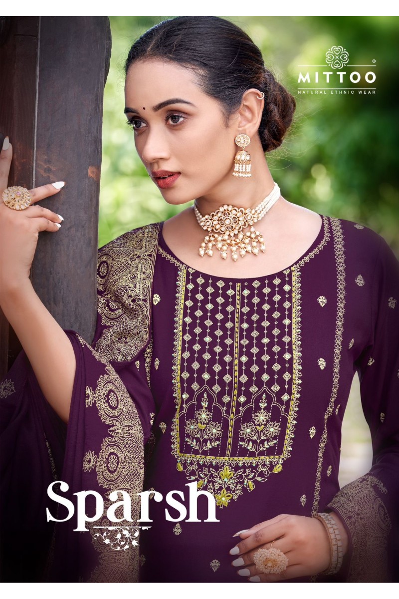 Mittoo Sparsh Designer Rayon Printed Kurti Bottom With Dupatta Collection