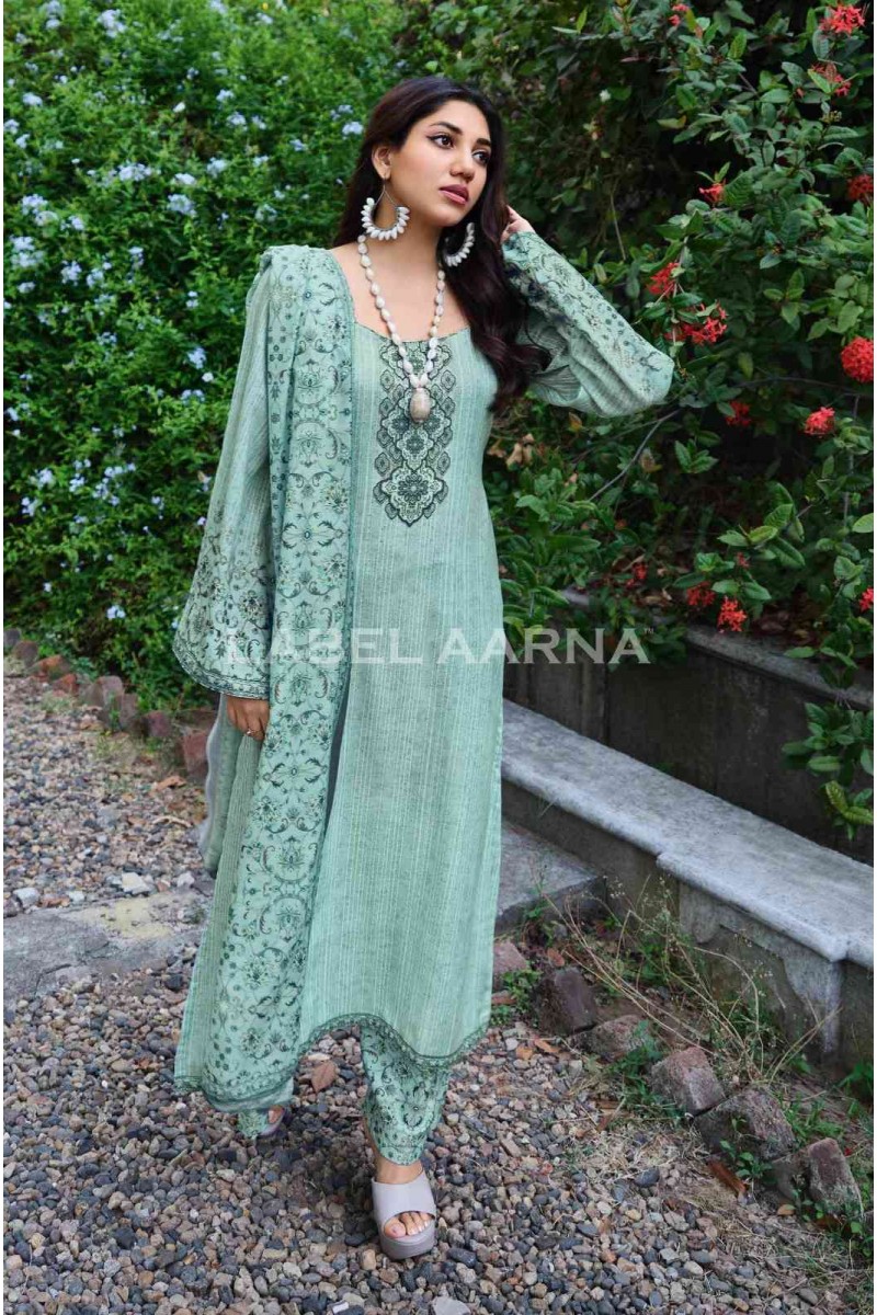 Zaara Designer Women's Wear Cotton Printed Dress Material