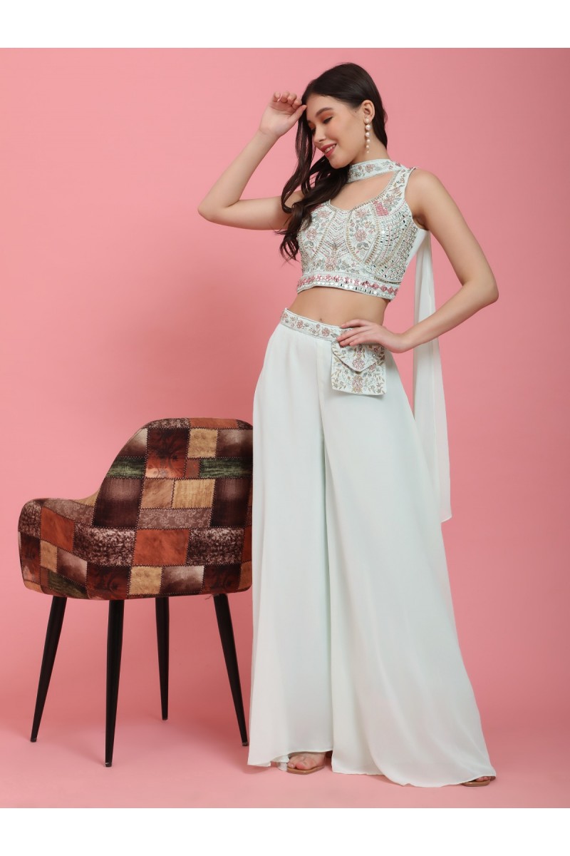 Amoha Trendz C324-1 Party Wear Readymade Crop Top Collection