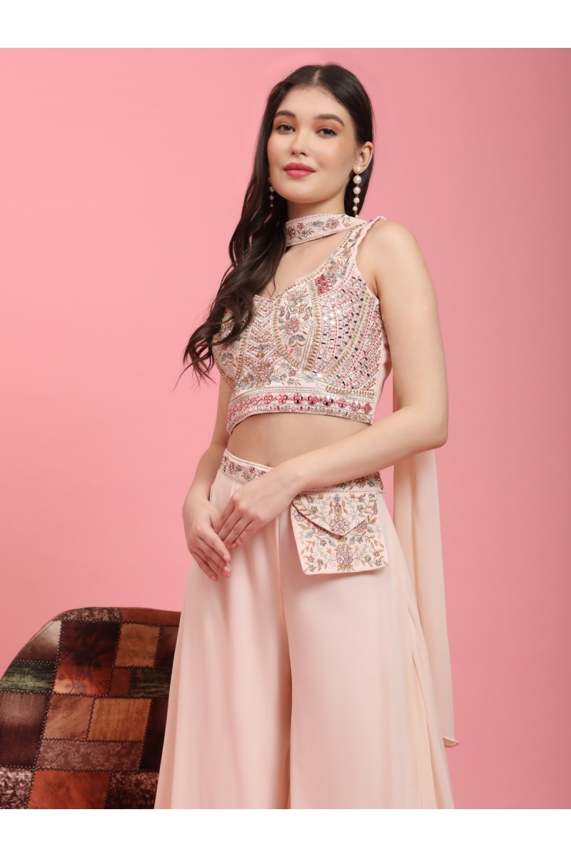 Amoha Trendz C324-3 Party Wear Readymade Crop Top Collection
