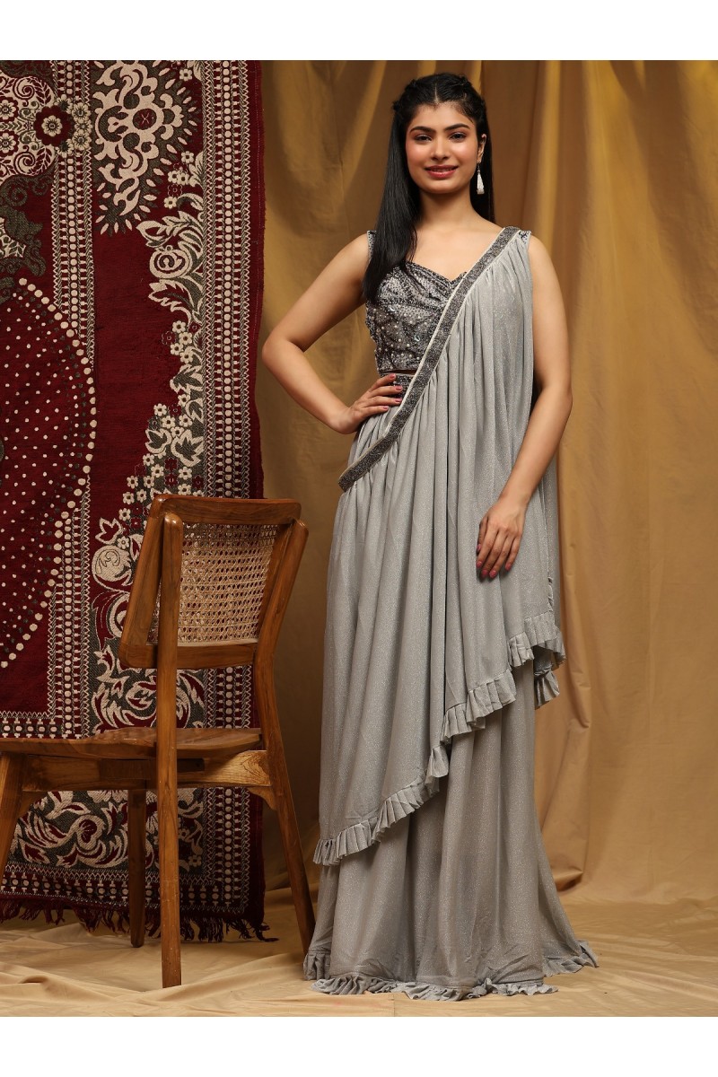Amoha Trendz D.No-1016331-B Latest Designs Readymade Women's Crop Top
