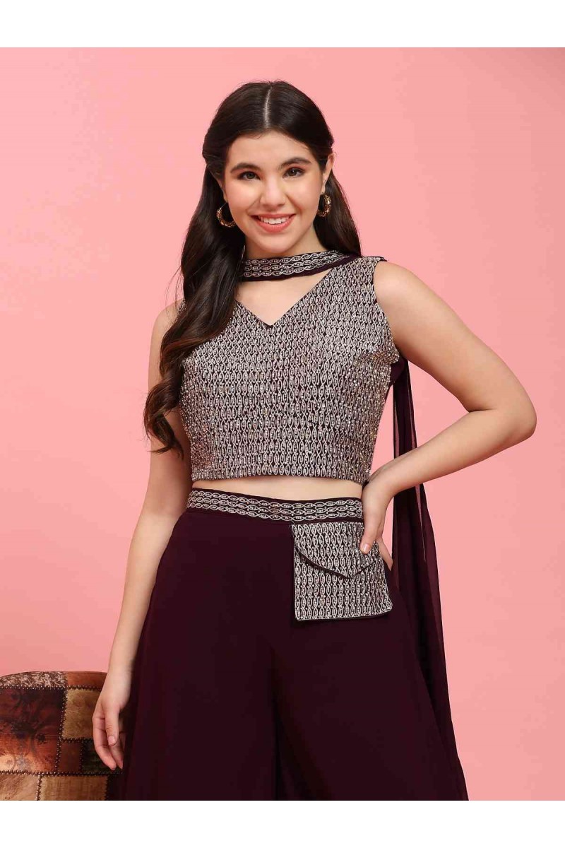 Amoha Trendz KRC321-A Fancy Designer Crop Top Collection