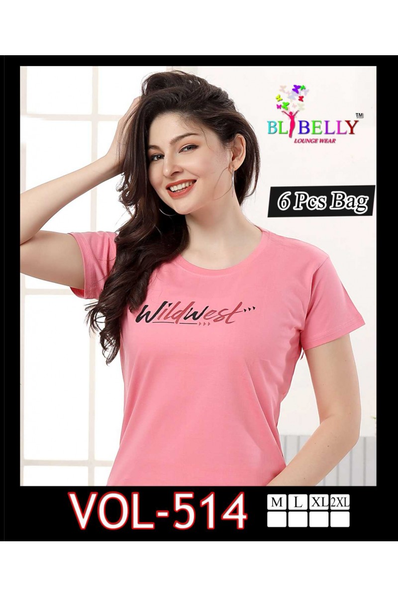 Bl Belly Vol-514 Designer Hosiery Stylish Night Wear Catalogue Set
