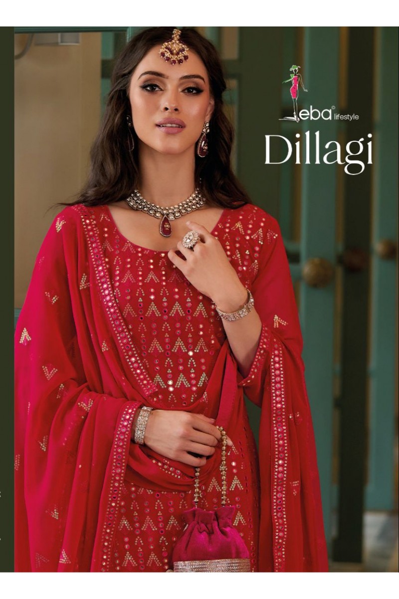 Eba Lifestyle Dillagi Blooming Georgette Readymade Salwar Suits