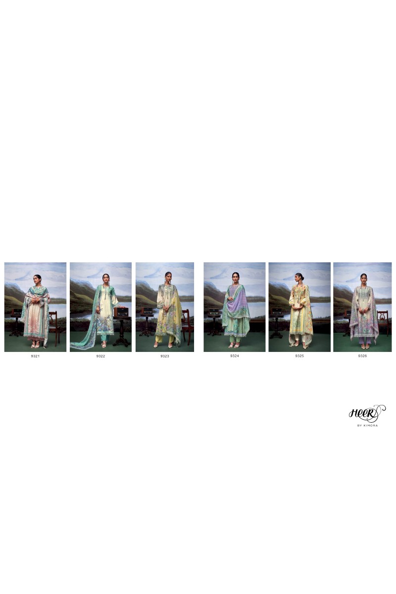 Kimora Ghati Pure Linen Fancy Ladies Suit Catalogue Set Wholesaler