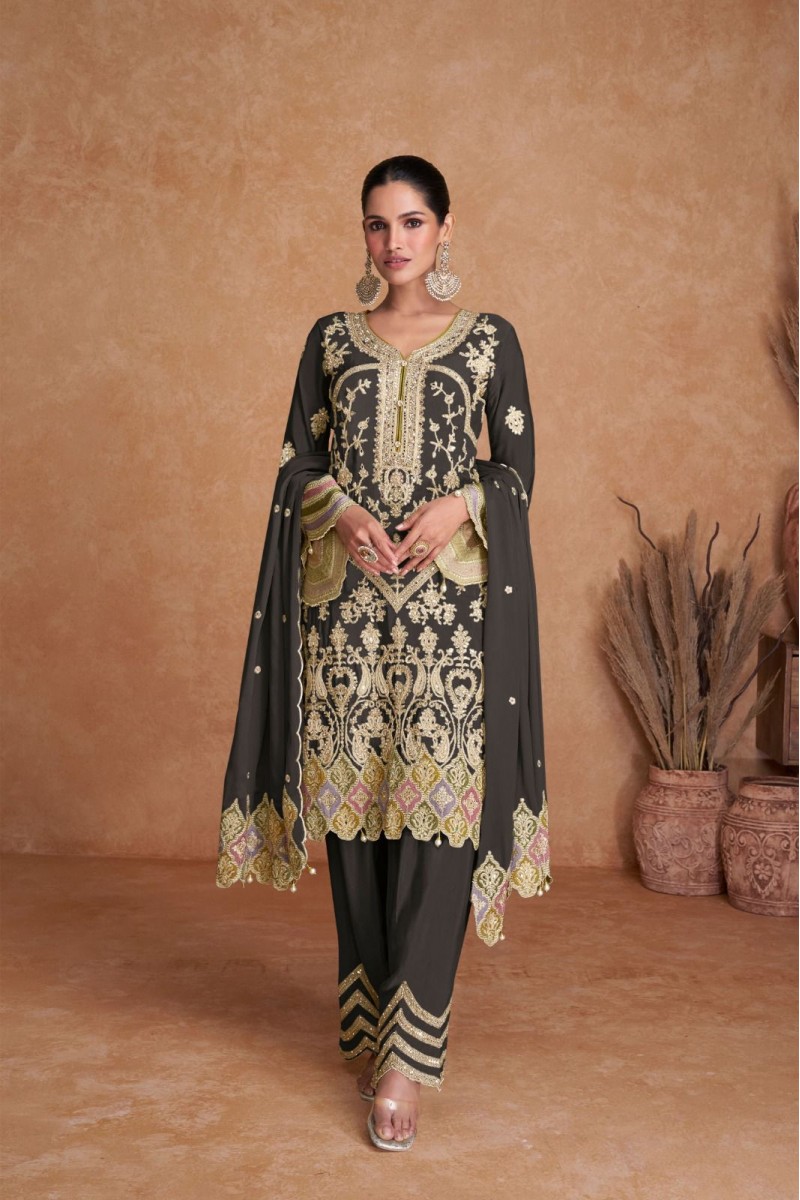 Gulkarya Designer Liyana Vol-1 Chinon Designer Salwar Suits Collection