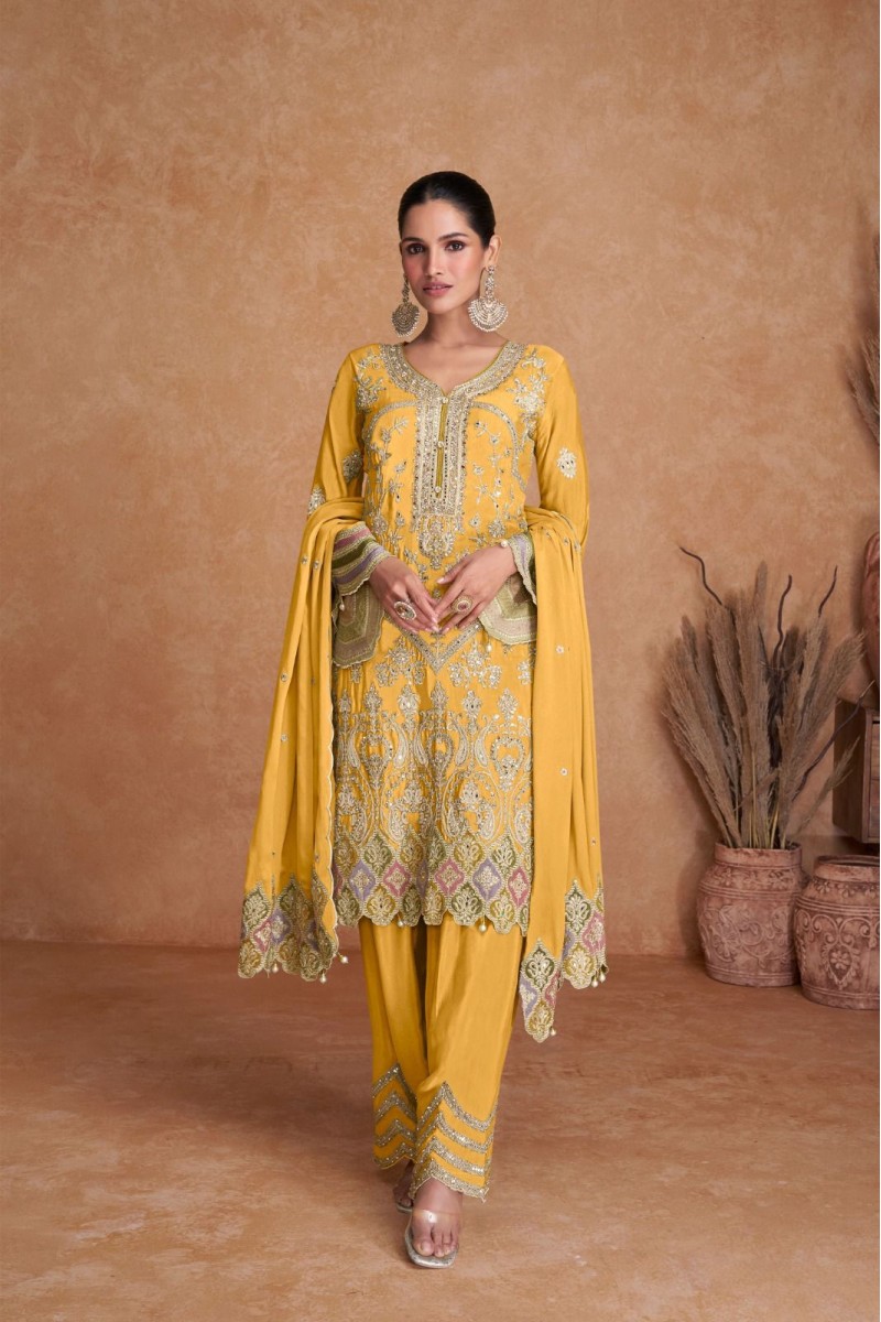 Gulkarya Designer Liyana Vol-1 Chinon Designer Salwar Suits Collection