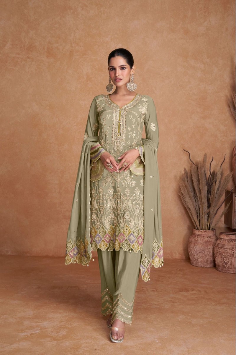 Gulkarya Designer Liyana Vol-1 Chinon Designer Salwar Suits Collection