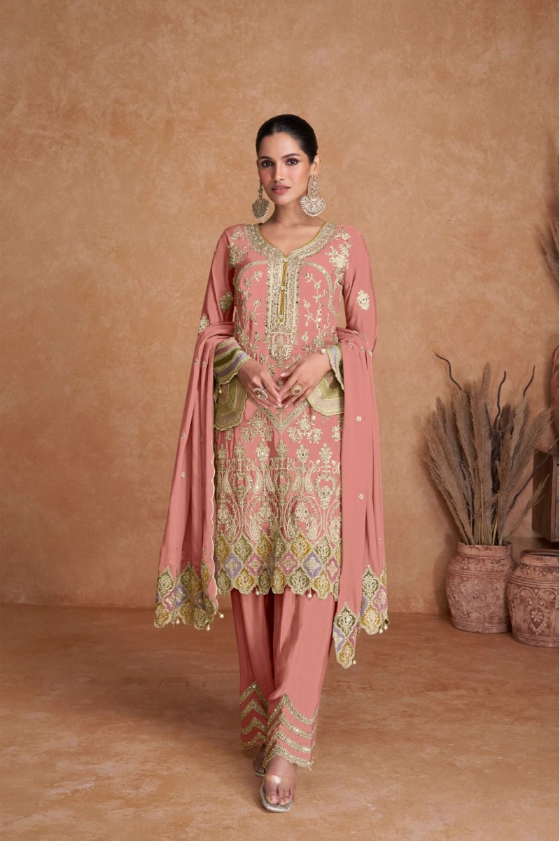 Gulkarya Designer Liyana Vol-1 Chinon Designer Salwar Suits Collection