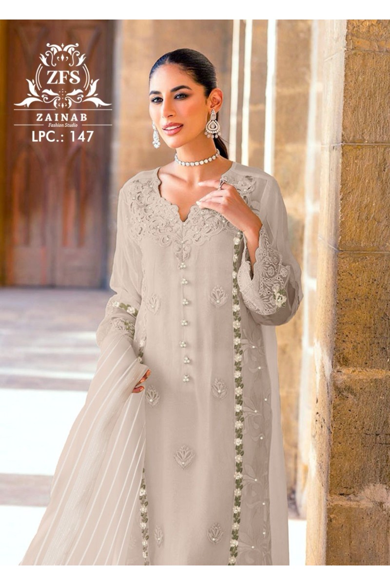 Zainab Fashion Studio Lpc-147 Fancy Pakistani Readymade Suit Designs