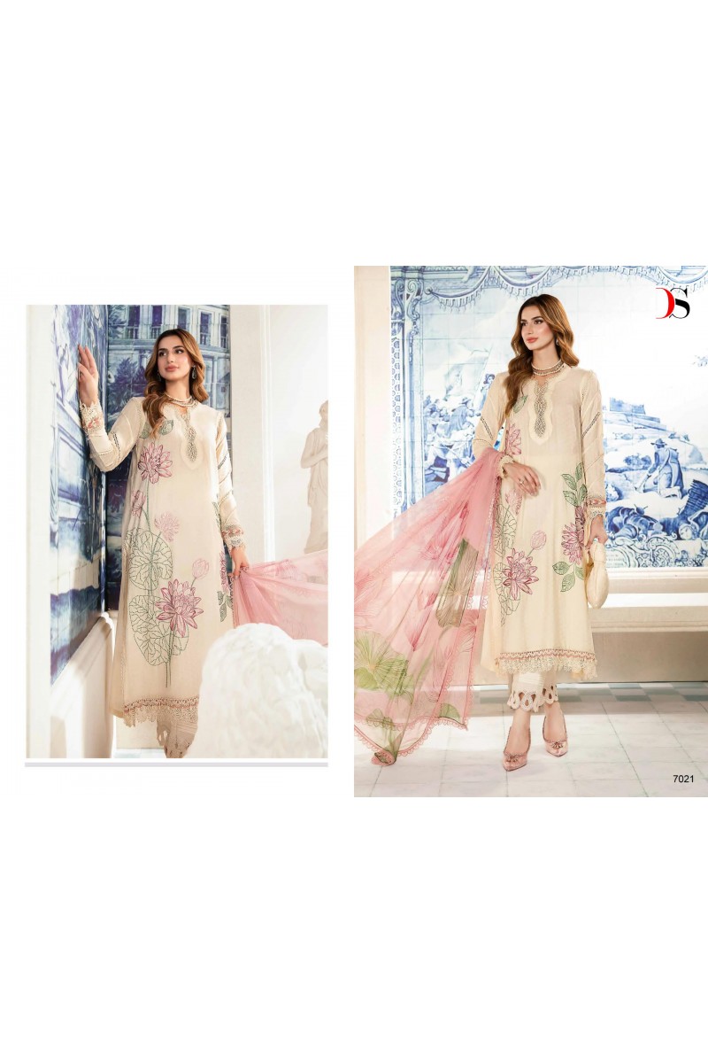 Deepsy Suits By Maria B MPrint 24 Vol-2 Cotton Dupatta Pakistani Suit