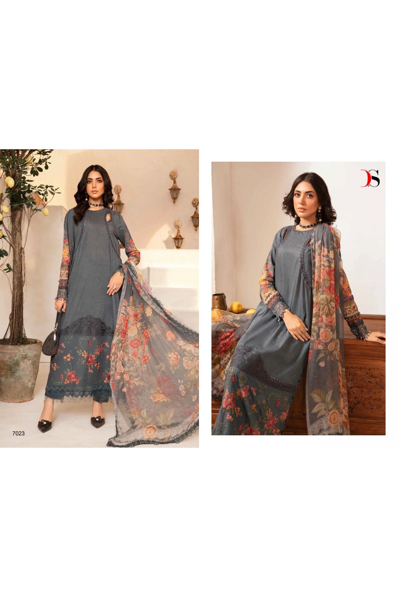 Deepsy Suits By Maria B MPrint 24 Vol-2 Cotton Dupatta Pakistani Suit