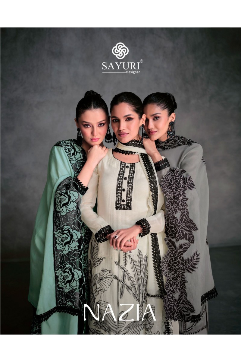 Sayuri Designer Nazia Designer Readymade Salwar Suits Catalogue Wholesale 