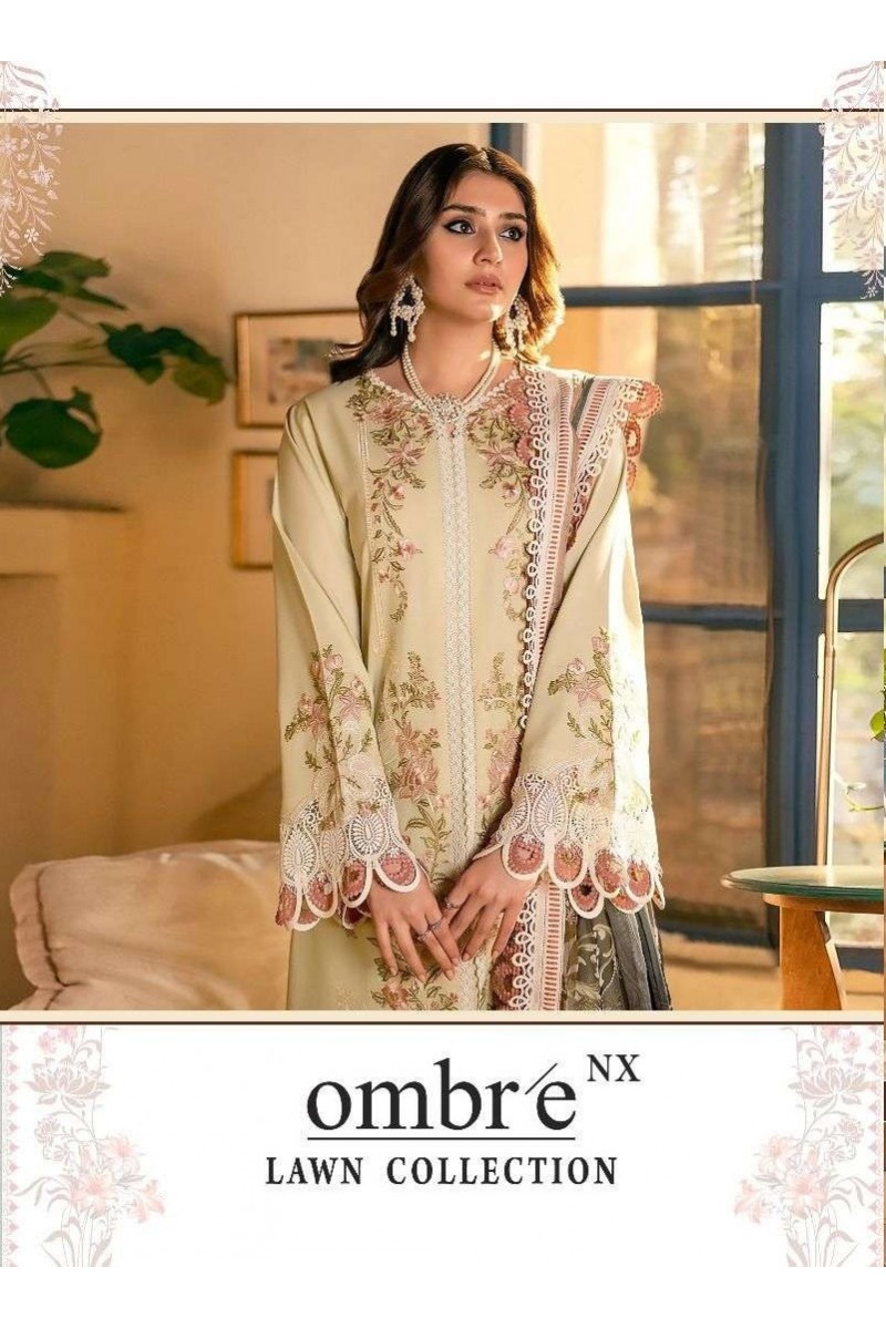 Shree Fab Ombre Designer Pure Lawn Cotton Salwar Suit Collection