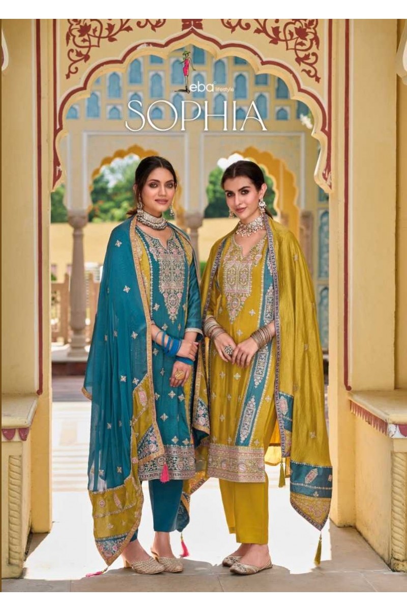 Eba Lifestyle Sophia Latest Designer Pakistani Salwar Kameez Wholesaler