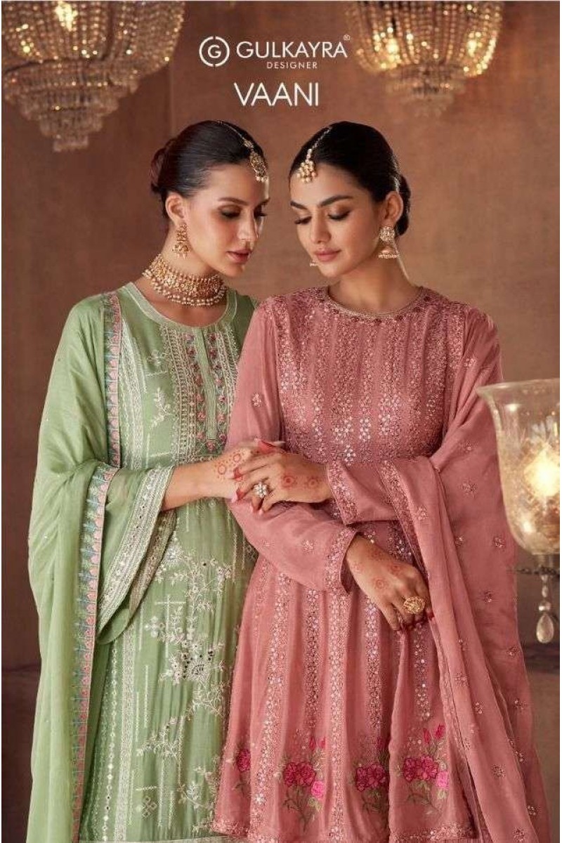 Gulkarya Designer Vaani Georgette Salwar Suits Catalogue Set