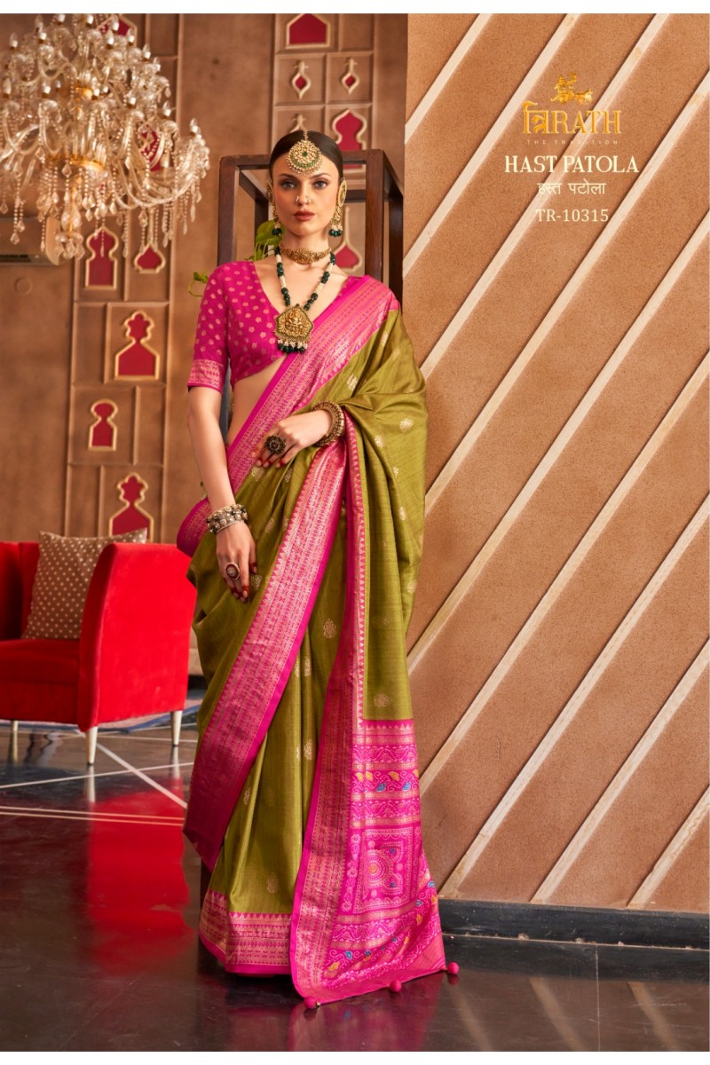 Trirath Hast Patola D.No-10315 Traditional Wear Designer Saree Collection