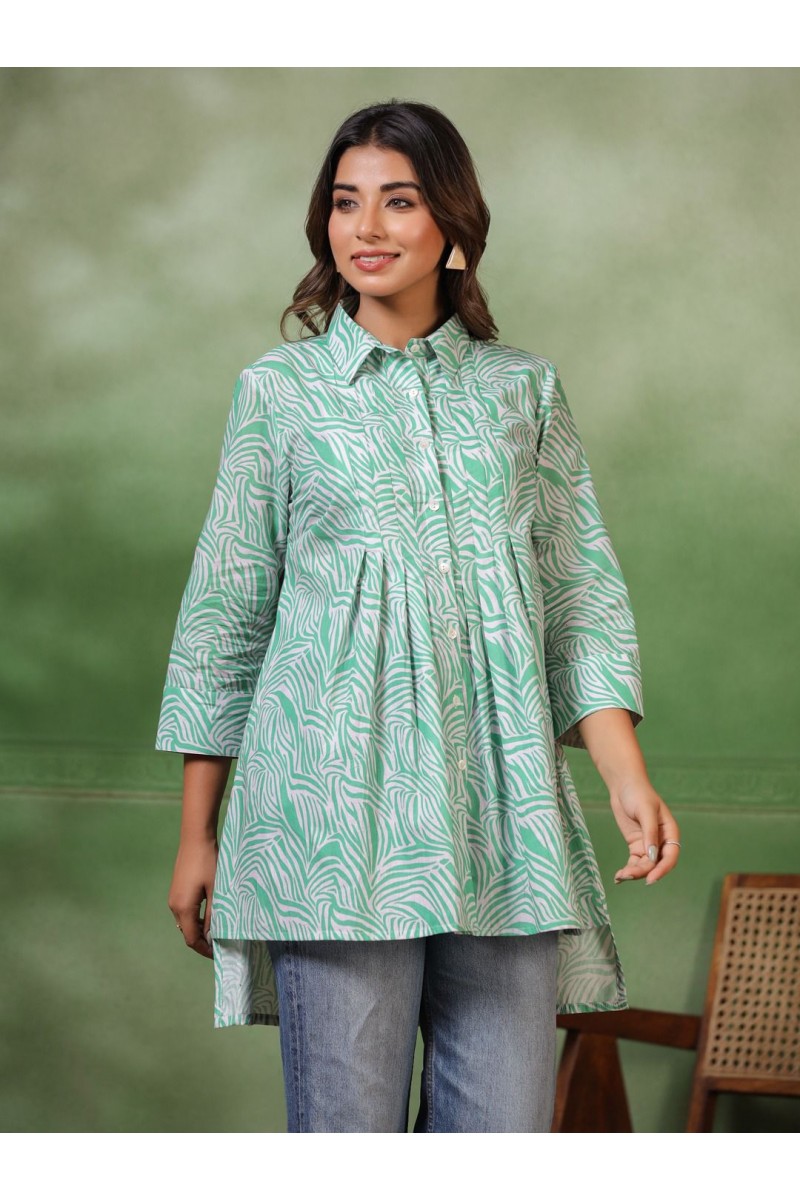 AM-108 Designer Stylish Casual Wear Latest Cotton Tops Combo Set