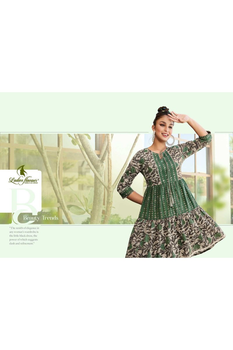 Ladies Flavour Aeliza Vol-2 Western Wear Tunic Catalog Set Garment
