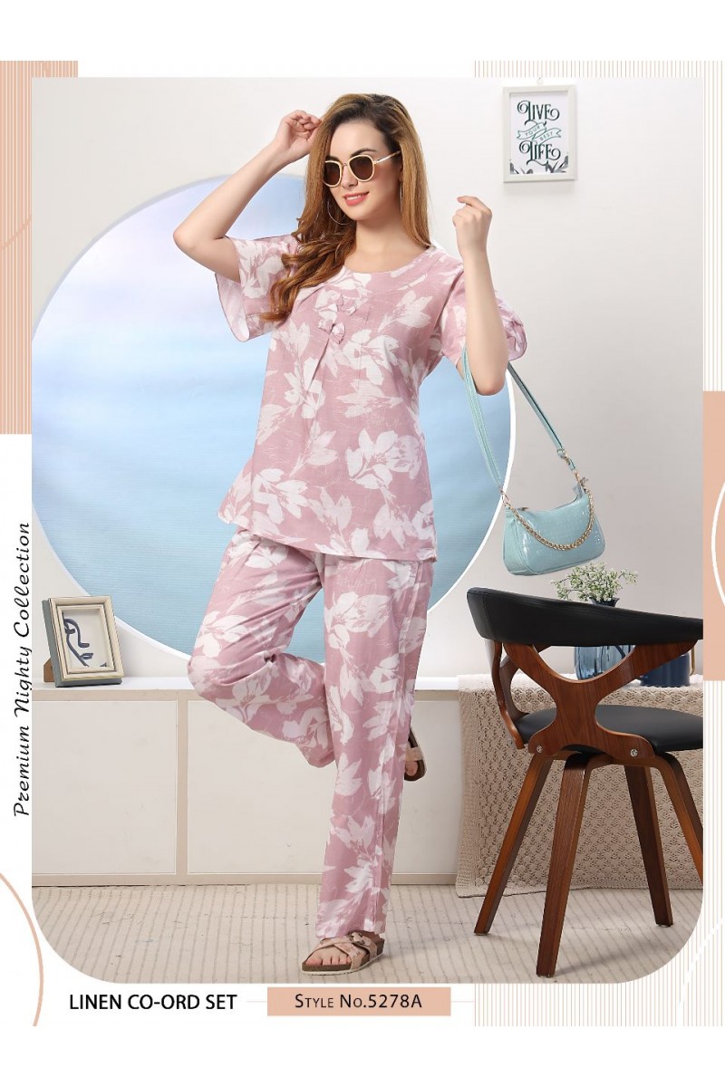 D.No-5278-A Western Wear Tunic Co-Ord Designer Catalogue Set