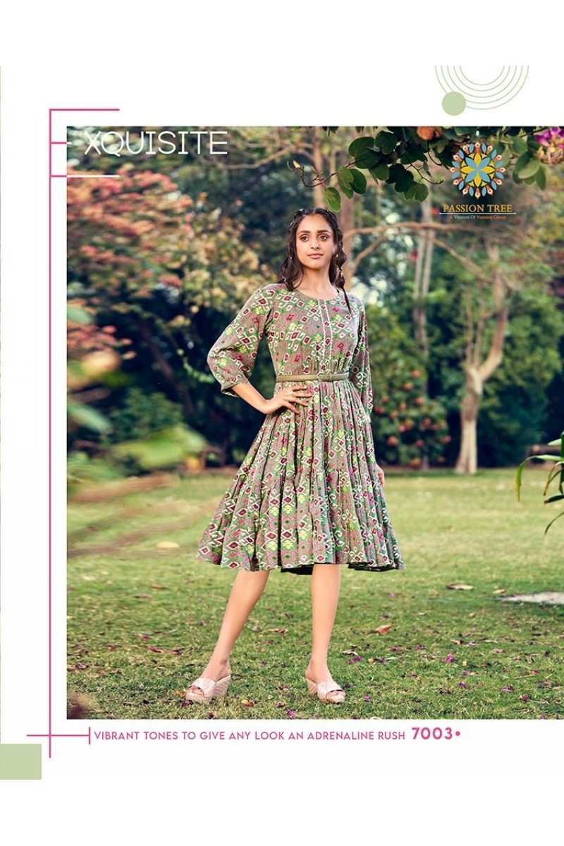 Passion Tree Flair Girl Vol-1 Designer Women Wear Tunic Catalogue Set