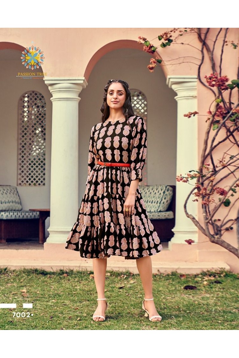 Passion Tree Flair Girl Vol-1 Designer Women Wear Tunic Catalogue Set