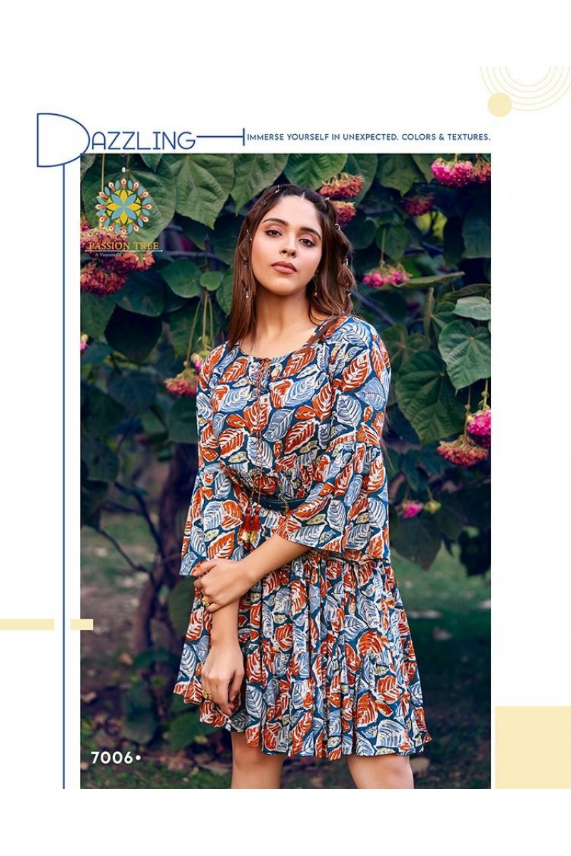 Passion Tree Flair Girl Vol-1 Designer Women Wear Tunic Catalogue Set