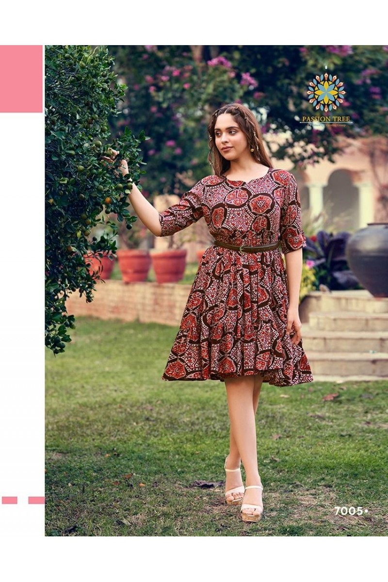 Passion Tree Flair Girl Vol-1 Designer Women Wear Tunic Catalogue Set