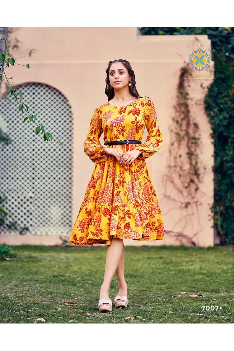 Passion Tree Flair Girl Vol-1 Designer Women Wear Tunic Catalogue Set