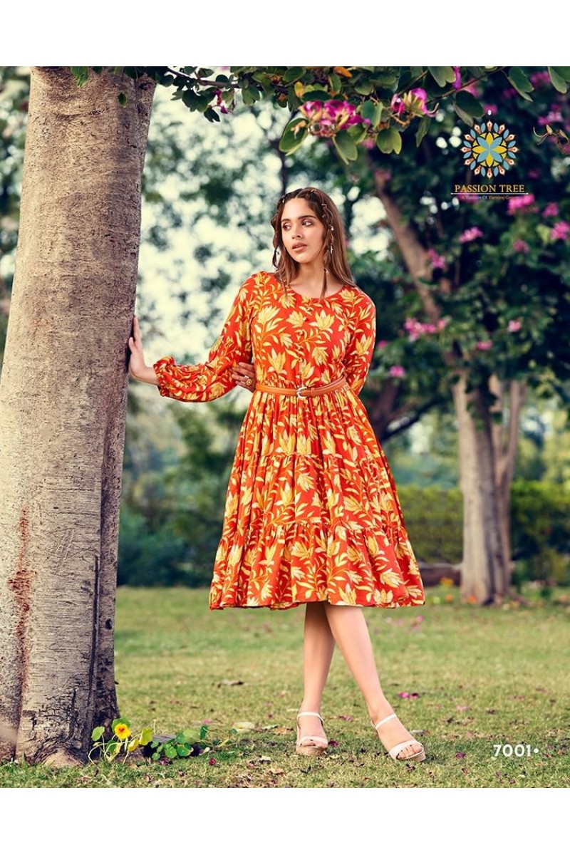 Passion Tree Flair Girl Vol-1 Designer Women Wear Tunic Catalogue Set