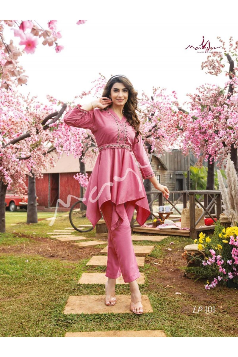 Mayur Luxury Pret Designer Handwork Indo-Western Co-Ord Set