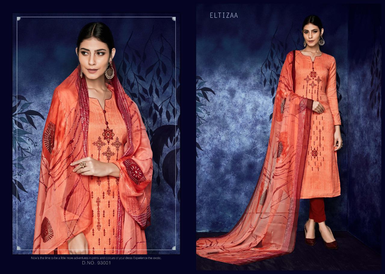 Eltizaa Sargam Prints Pashmina Salwar Kameez Eltizaa Sargam Prints Pashmina Salwar Kameez