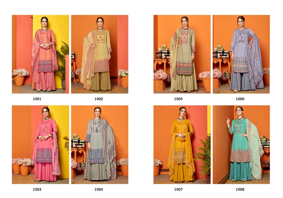 Falak Cotton Dress Material Set Wholeseller Falak Cotton Dress Material Set Wholeseller