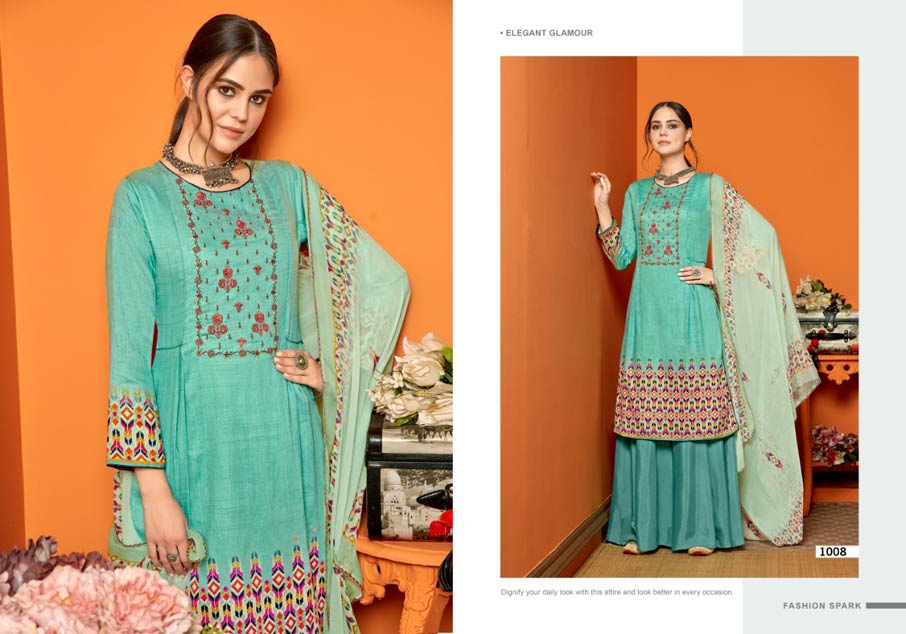 Falak Cotton Dress Material Set Wholeseller Falak Cotton Dress Material Set Wholeseller