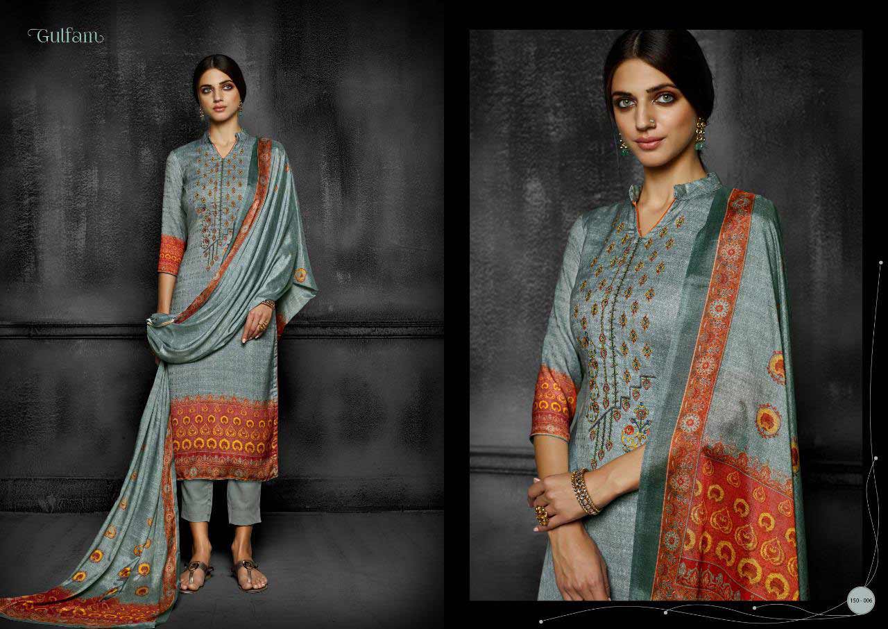 Gulfam Sargam Prints Pashmina Digital Print Dresses Gulfam Sargam Prints Pashmina Digital Print Dresses