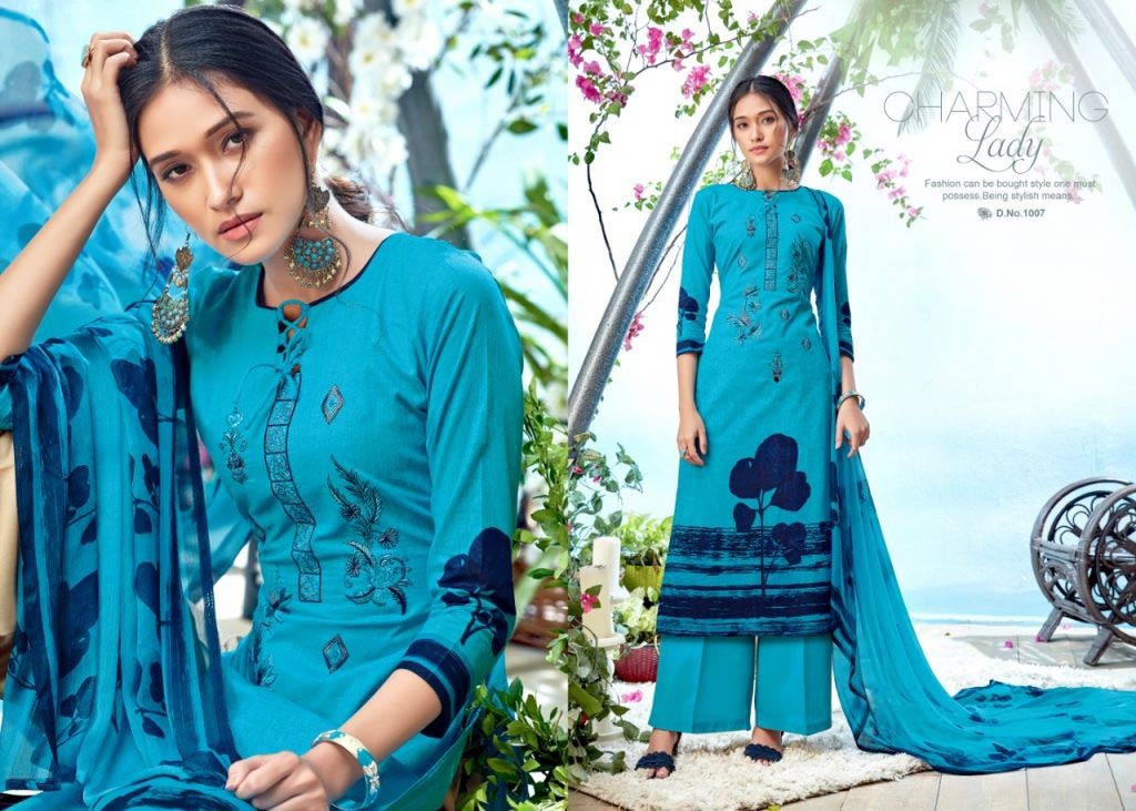 Jannat Azara Cambric Print Embroidery Dresses Jannat Azara Cambric Print Embroidery Dresses