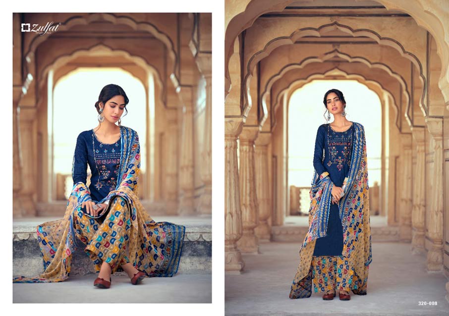Jashn-e-Patiala Cotton Printed Dress Material Set Jashn-e-Patiala Cotton Printed Dress Material Set