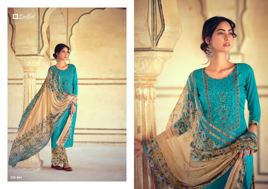 Jashn-e-Patiala Cotton Printed Dress Material Set Jashn-e-Patiala Cotton Printed Dress Material Set