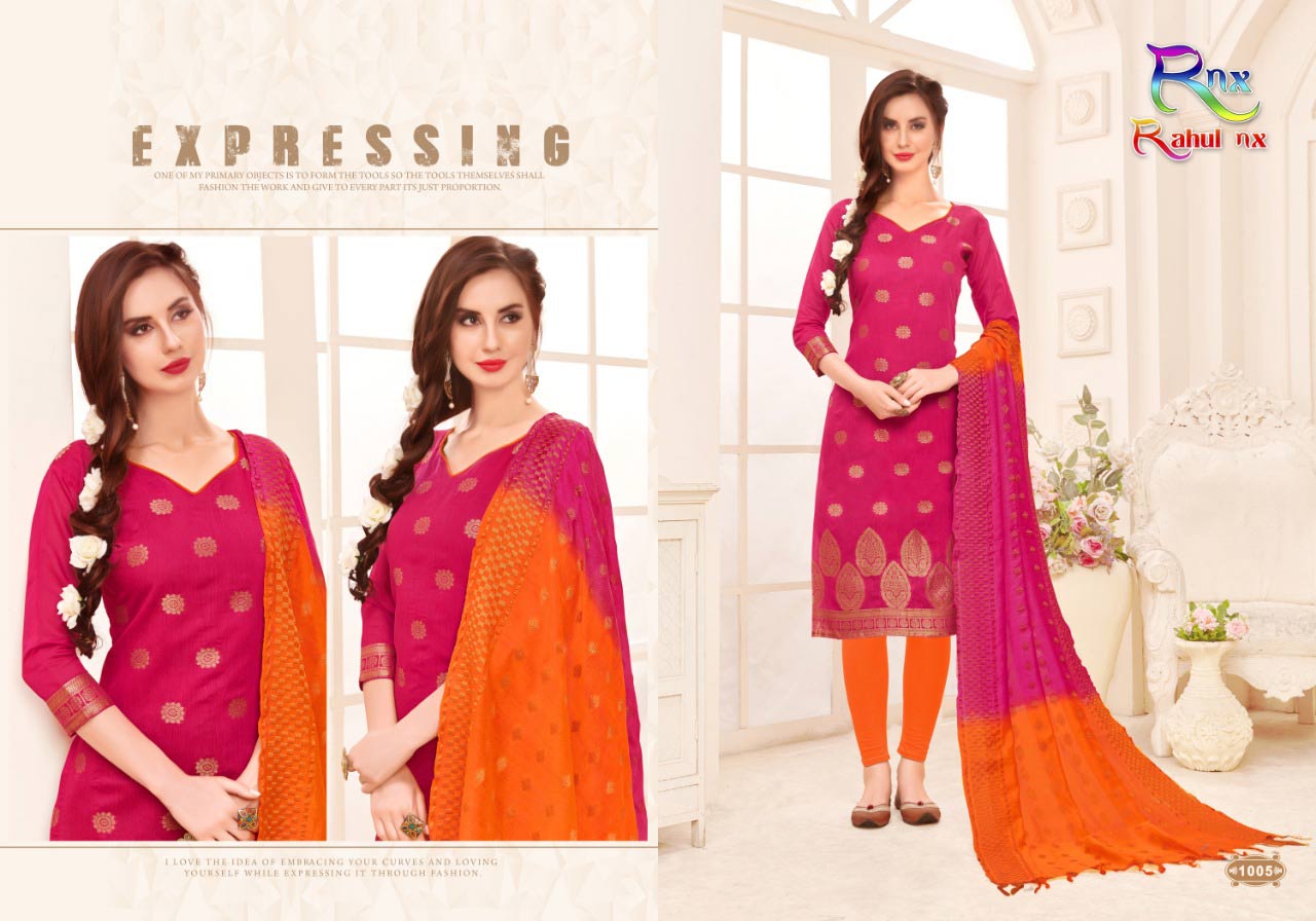 Kanchipuram Banarasi Jacquard Dress Material Catalog Kanchipuram Banarasi Jacquard Dress Material Catalog